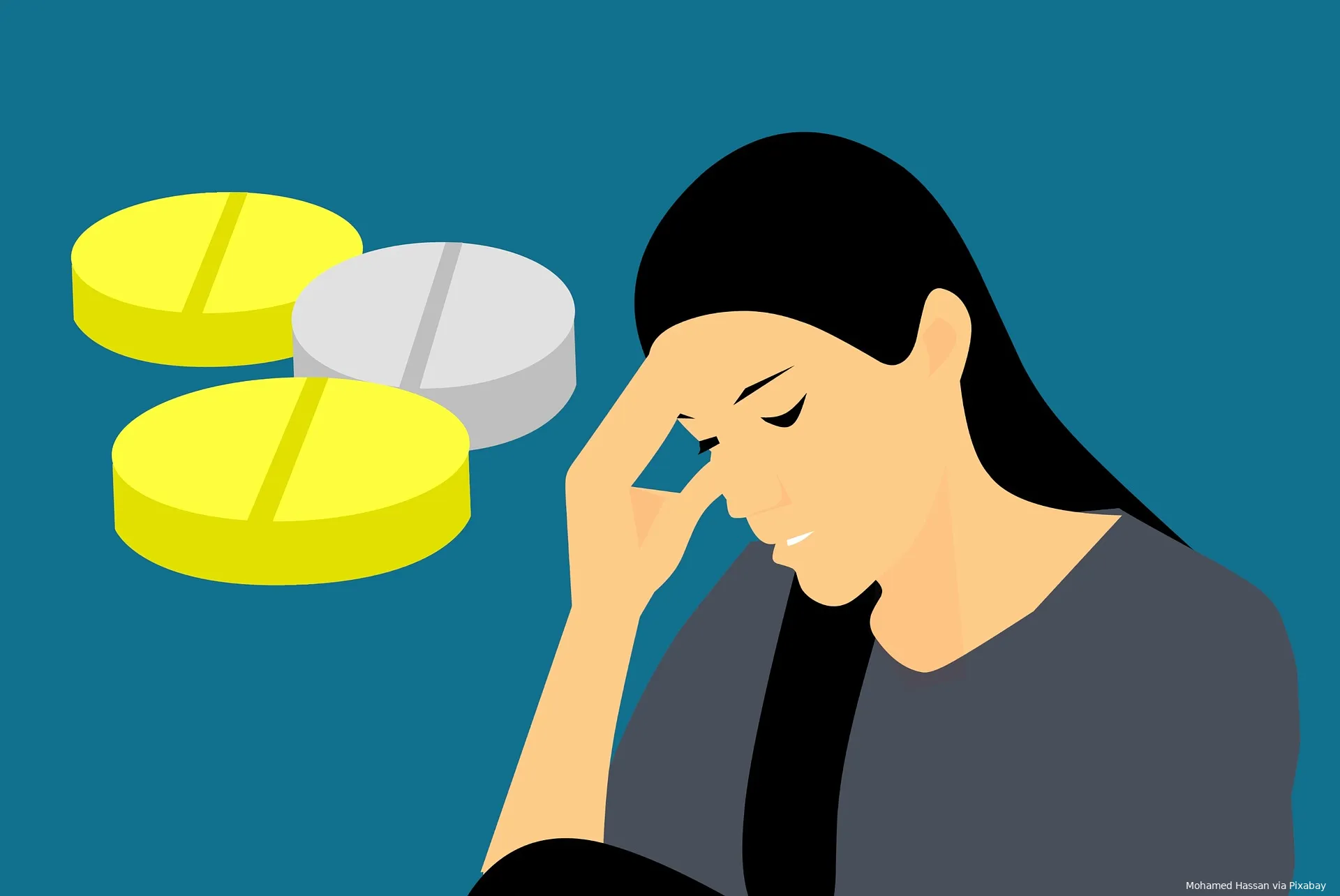 headache 3660963 1920 hoofdpijn migraine medicijnen mohamed hassan via pixabay