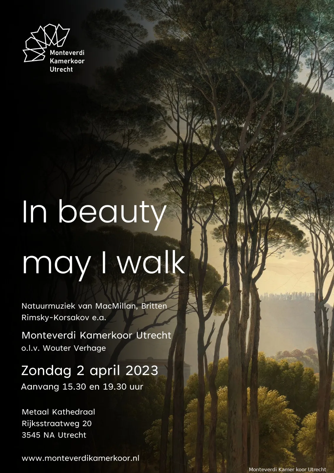 in beauty may i walk poster