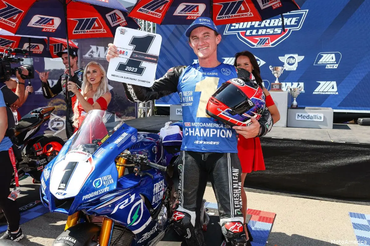 jake gagne 2023 motoamerica superbike champion