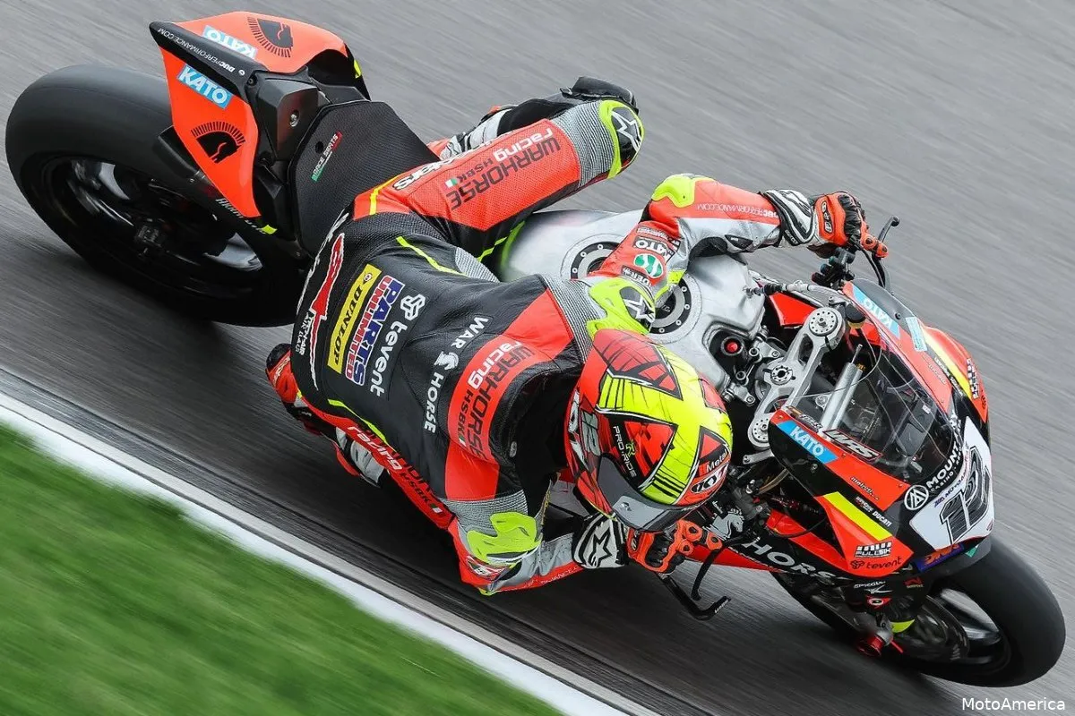 xavi fores race 1 road america 2023 motoamerica supersport