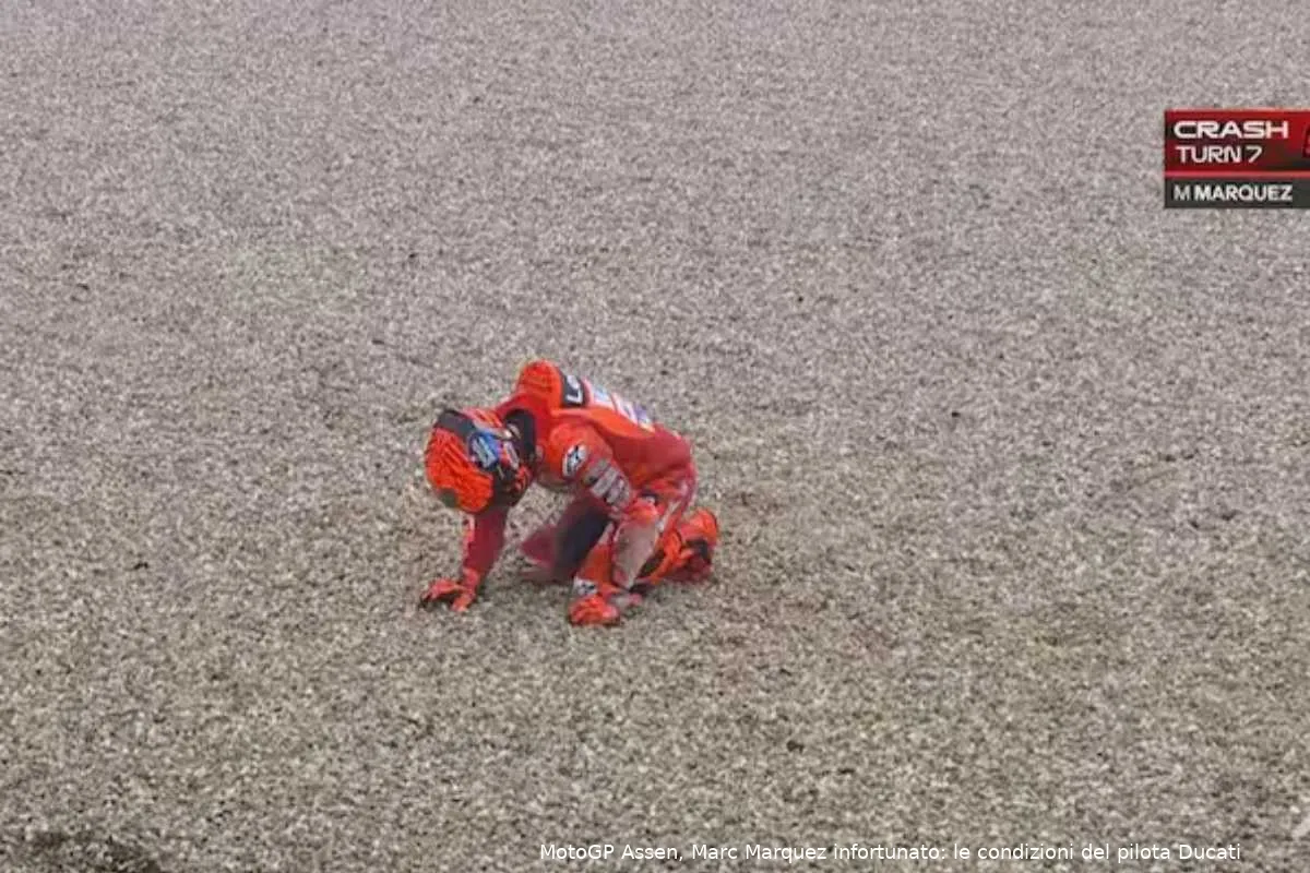 marc marquez infortunato motogp assen