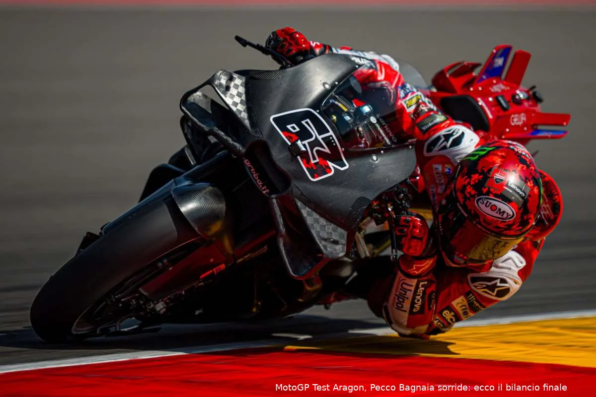 pecco bagnaia ducati test aragon motogp