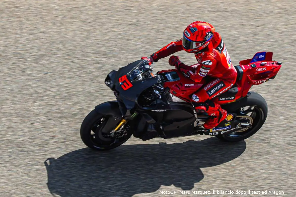 marc marquez ducati motogp aragon test