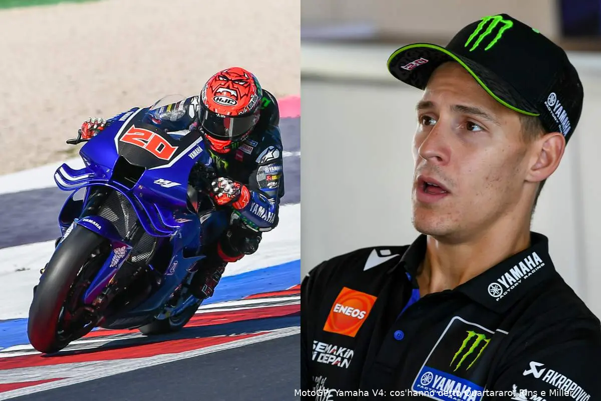 fabio quartararo yamaha v4 motogp misano test