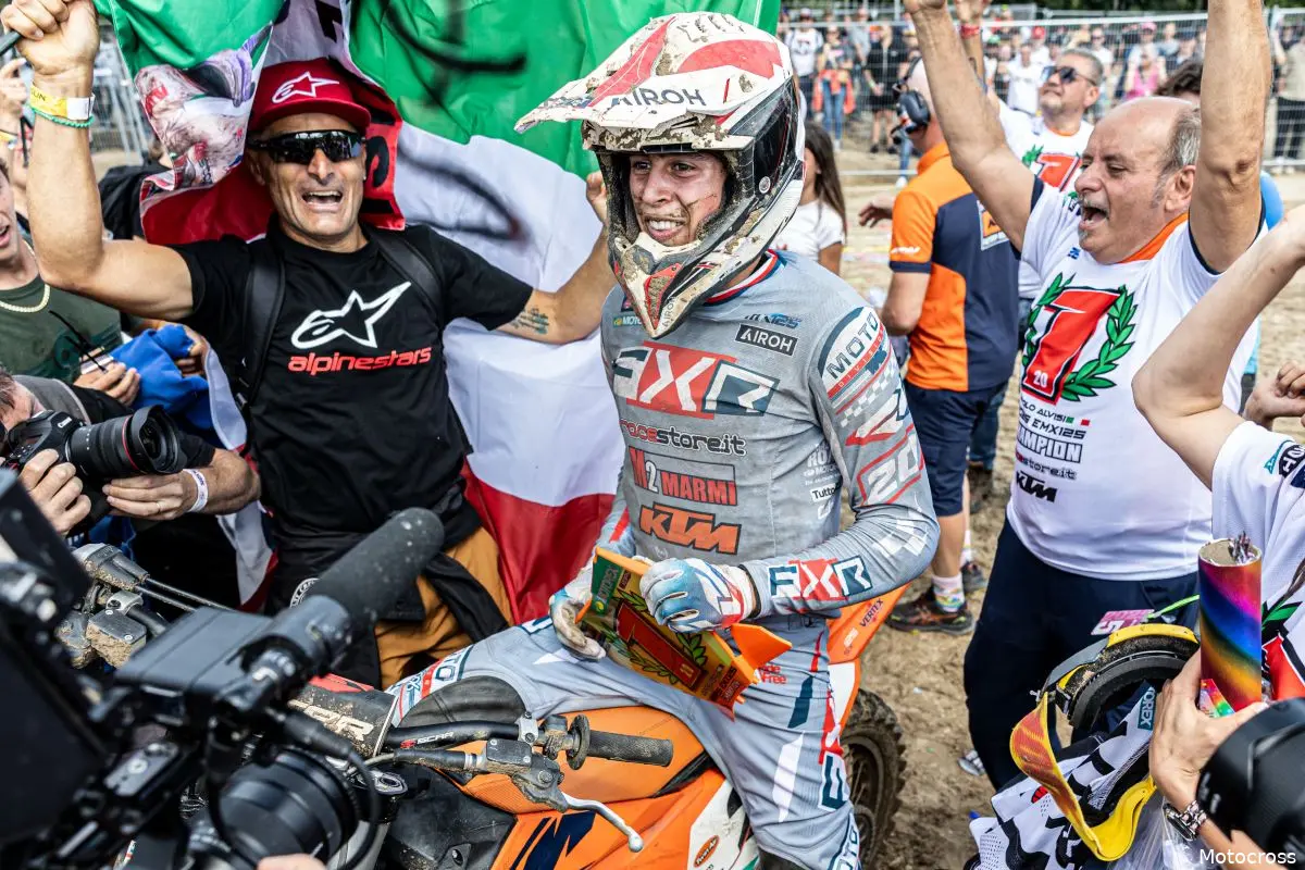 nicolo alvisi emx125 motocross champion 2025