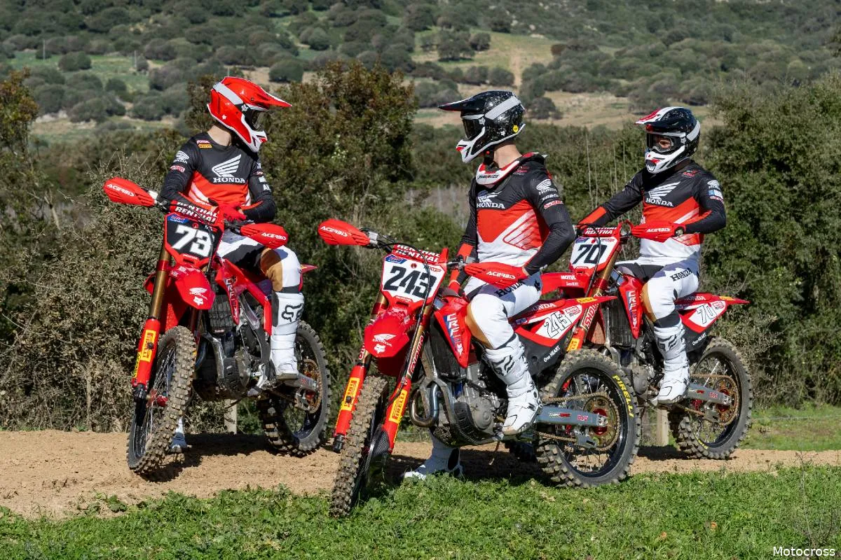 honda hrc mxgp team 2024 gajser fernandez zanchi
