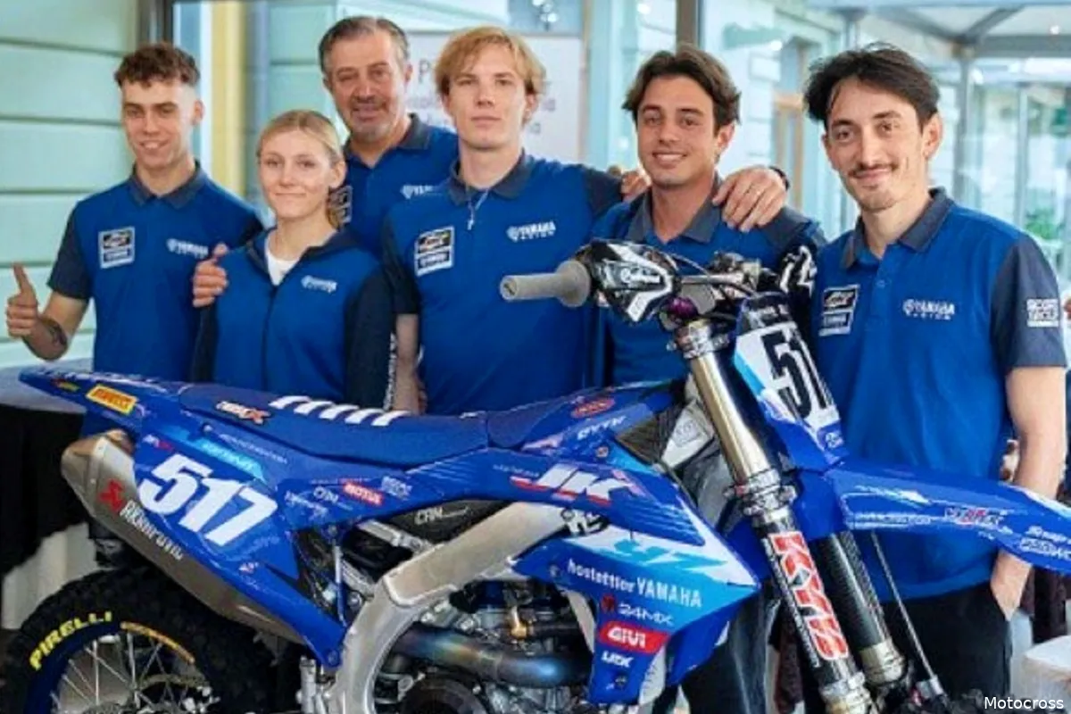 jk racing yamaha motocross team launch 2025