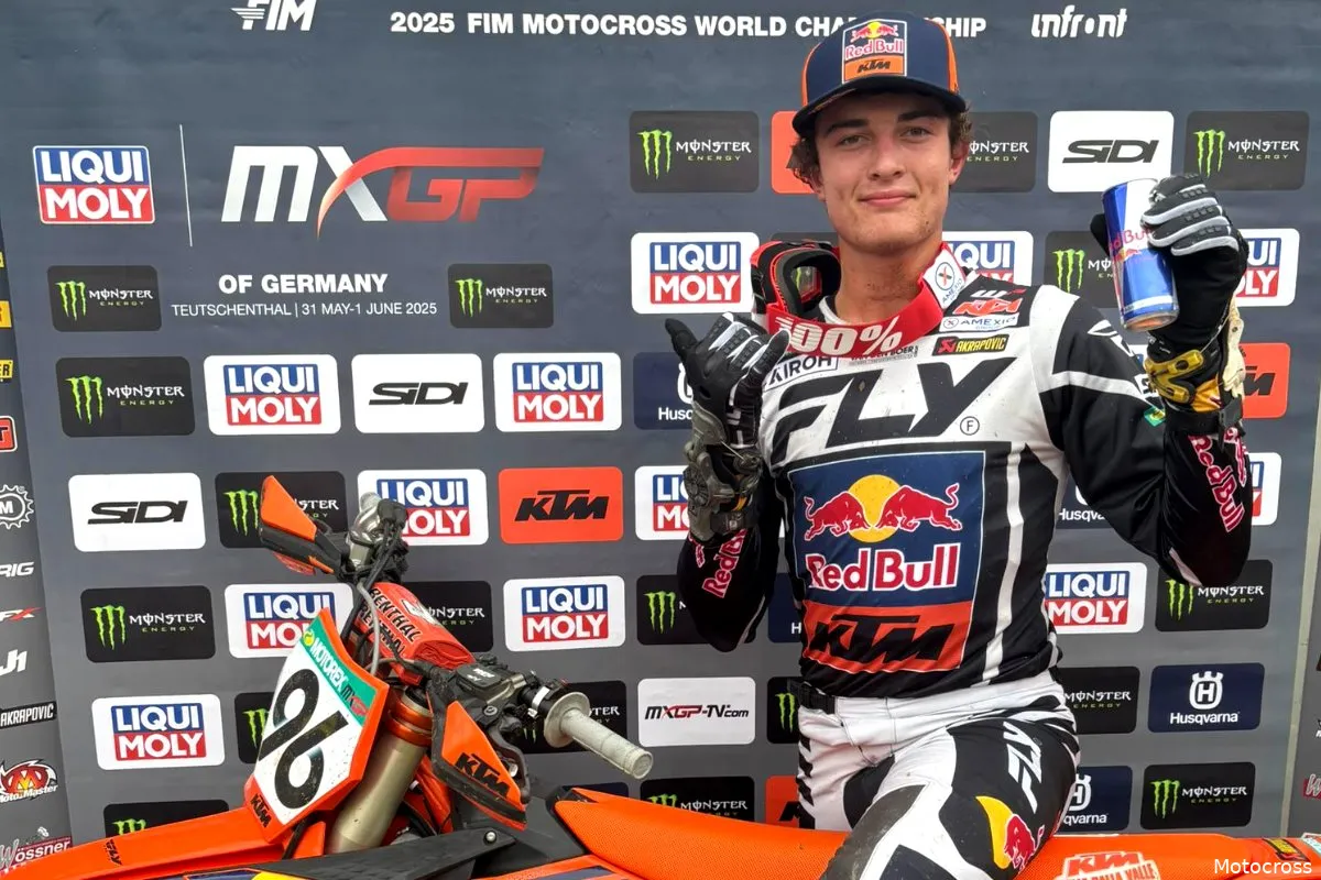 lucas coenen mxgp motocross germany qualifying race 2025