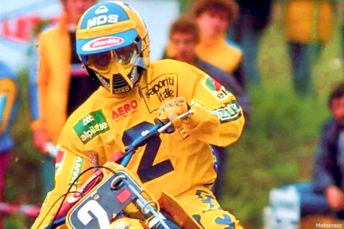 michele rinaldi 125cc motocross world champion 1984