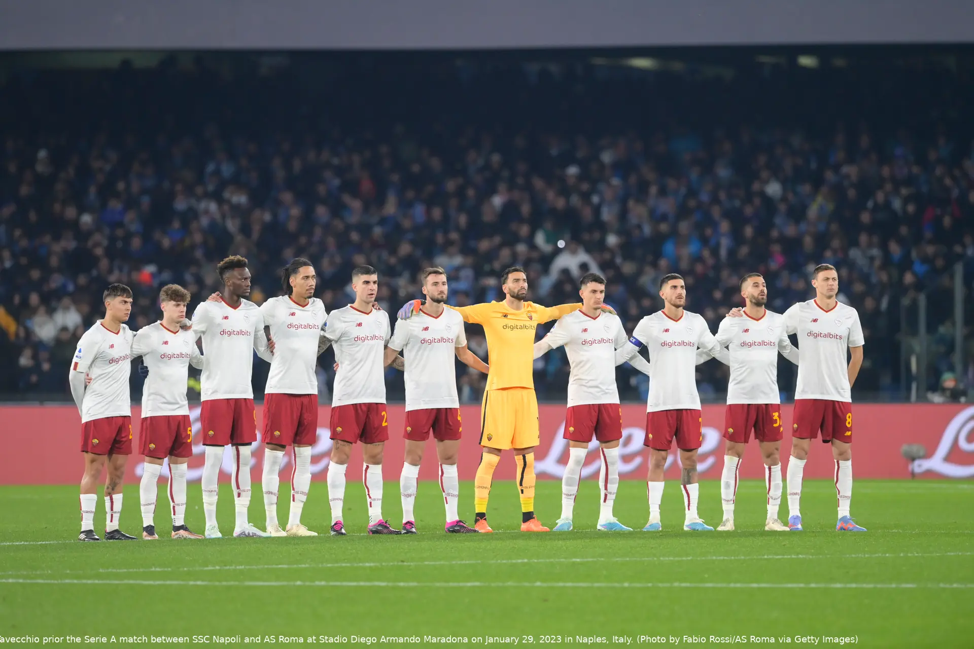 napoli roma minuto silenzio