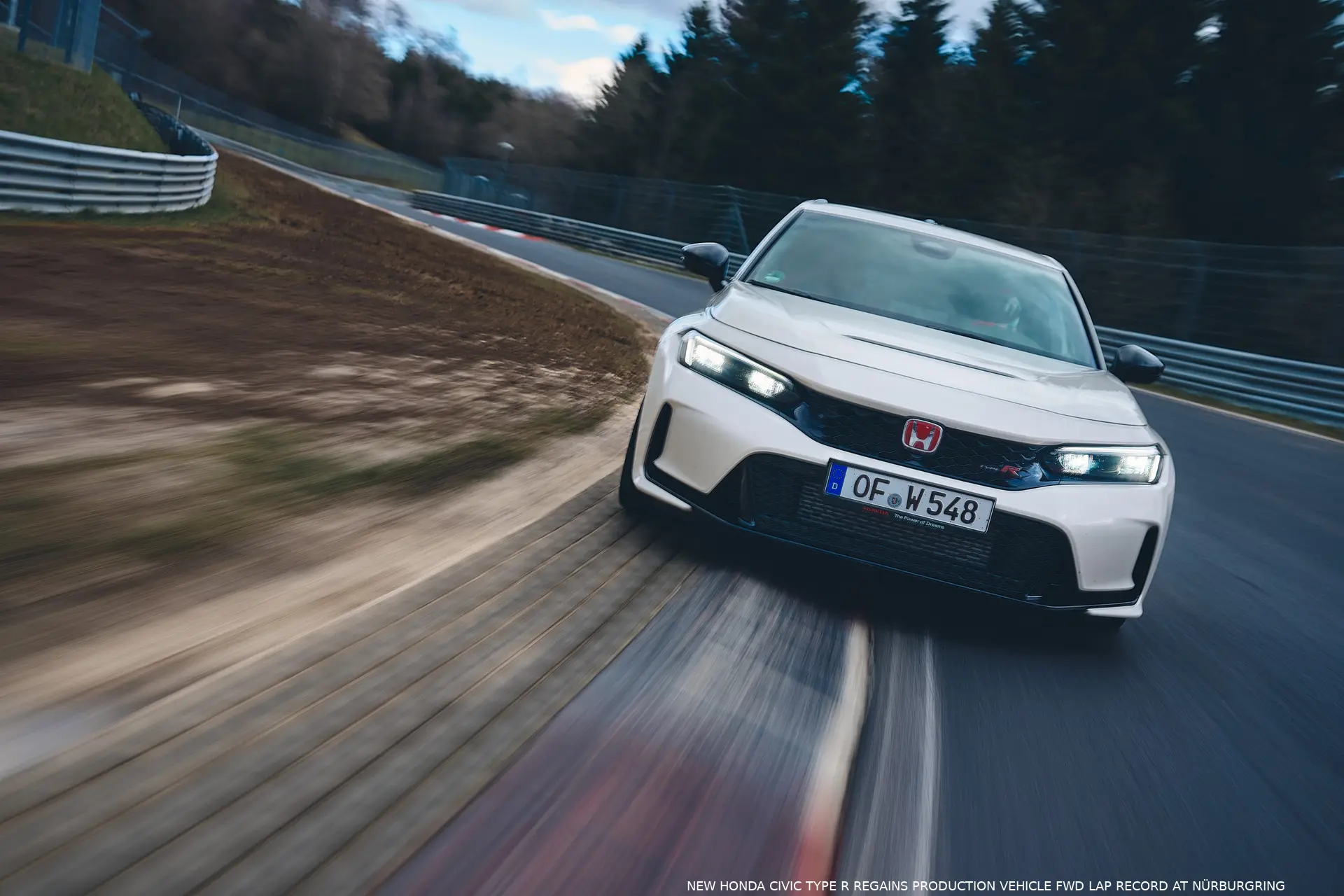 434960 new honda civic type r regains production vehicle fwd lap record at n