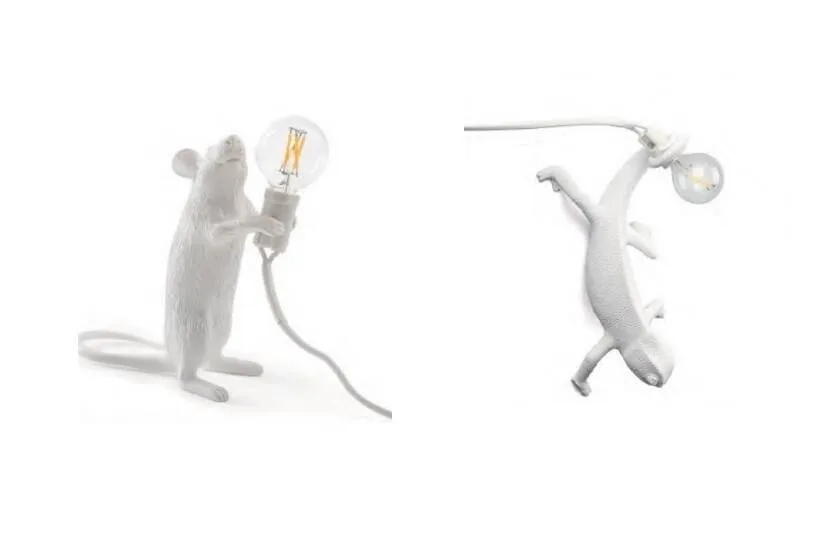 mouse chameleon lamp