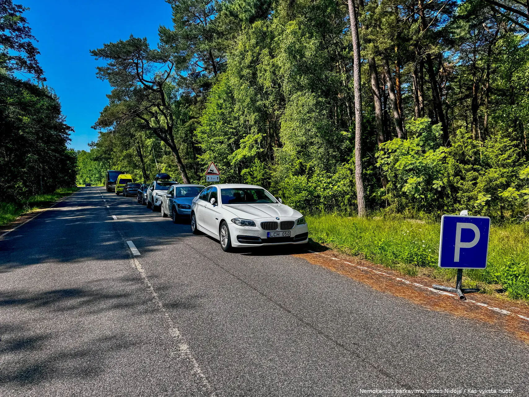 Nemokamos parkavimo vietos Nidoje / Kas vyksta nuotr.
