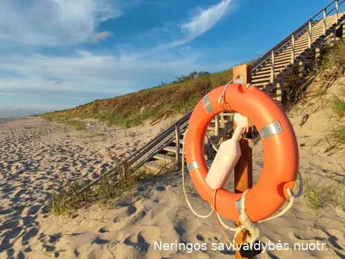 Gelbėjimo ratai / Neringos savivaldybės nuotr.