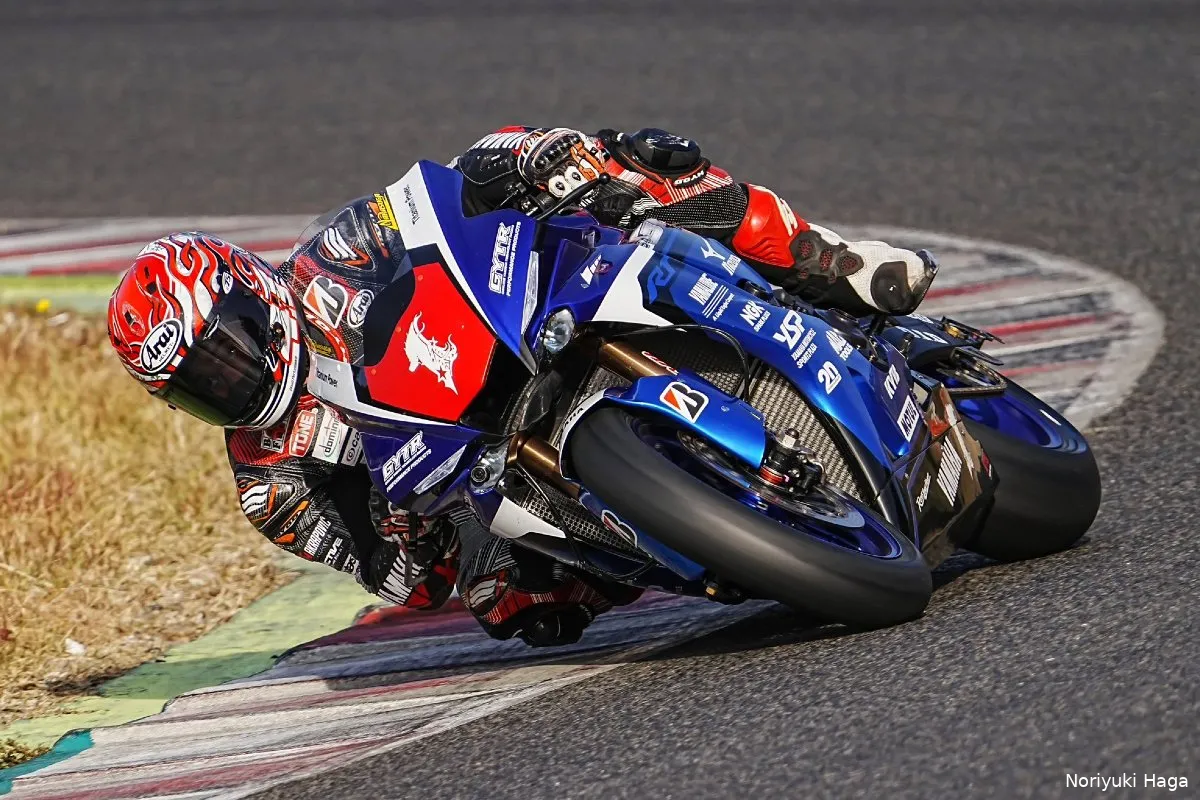 akito haga test yamaha factory racing team