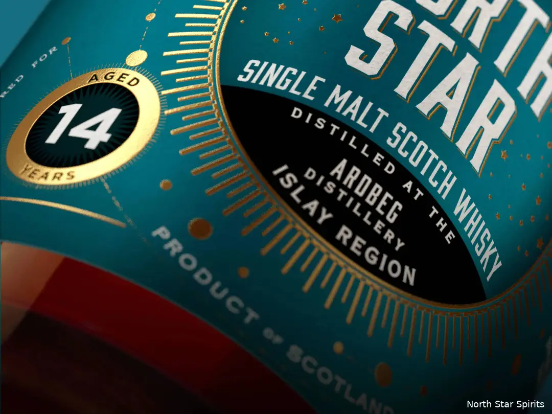 North Star Spirits bottle and packaging