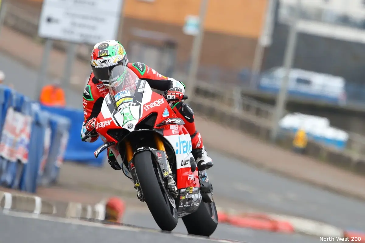 glenn irwin pbm ducati nw200 2024