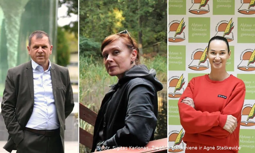 sigitas karlonas ziedune maldoniene ir agne staskevice