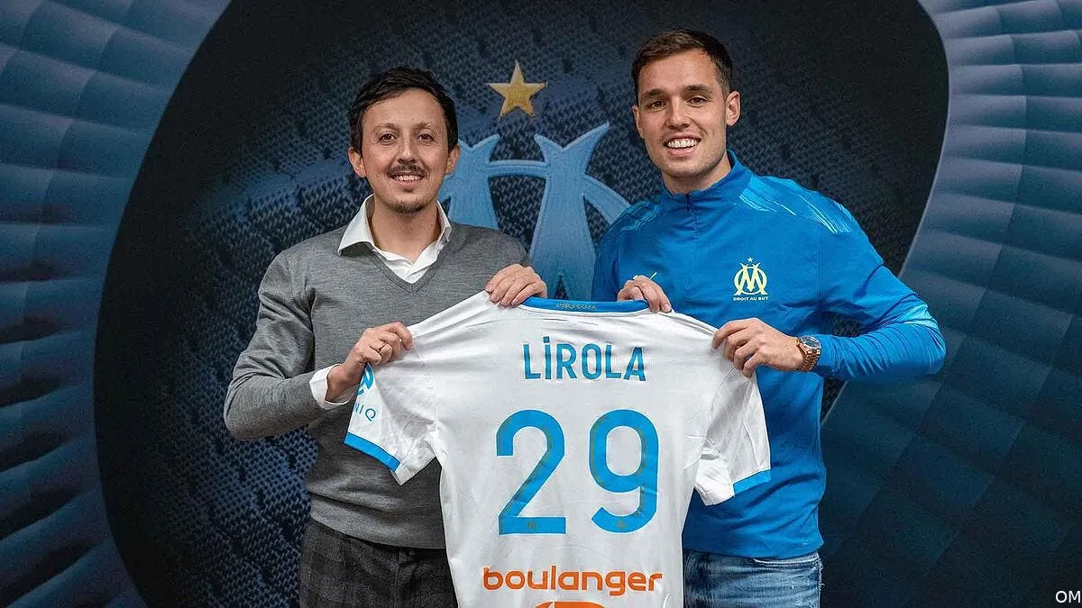 om pol lirola a marseille c est officiel 210112 lirola maillot 303991