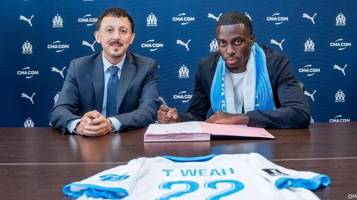 officiel timothy weah a l om c est signe gxrvwbsweaayqok 396834