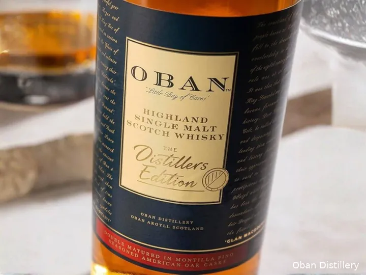 Oban Distillers Edition close-up