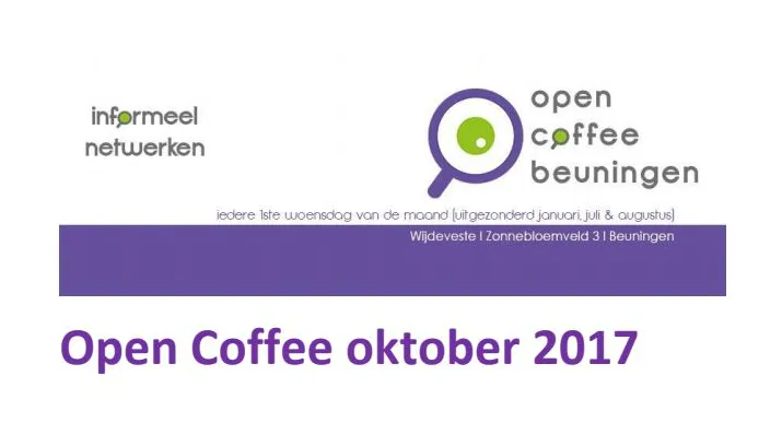 open coffee oktober