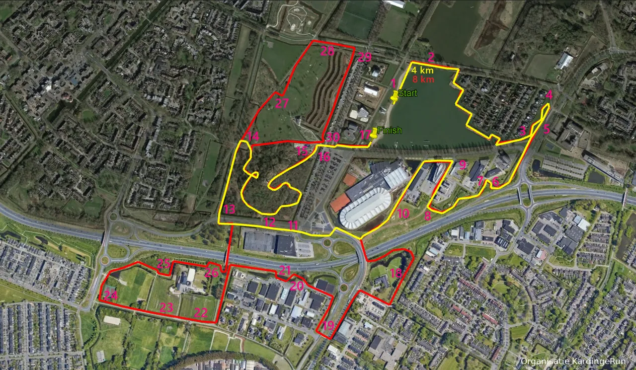 parcours obstakels nummer 9 verplaatst