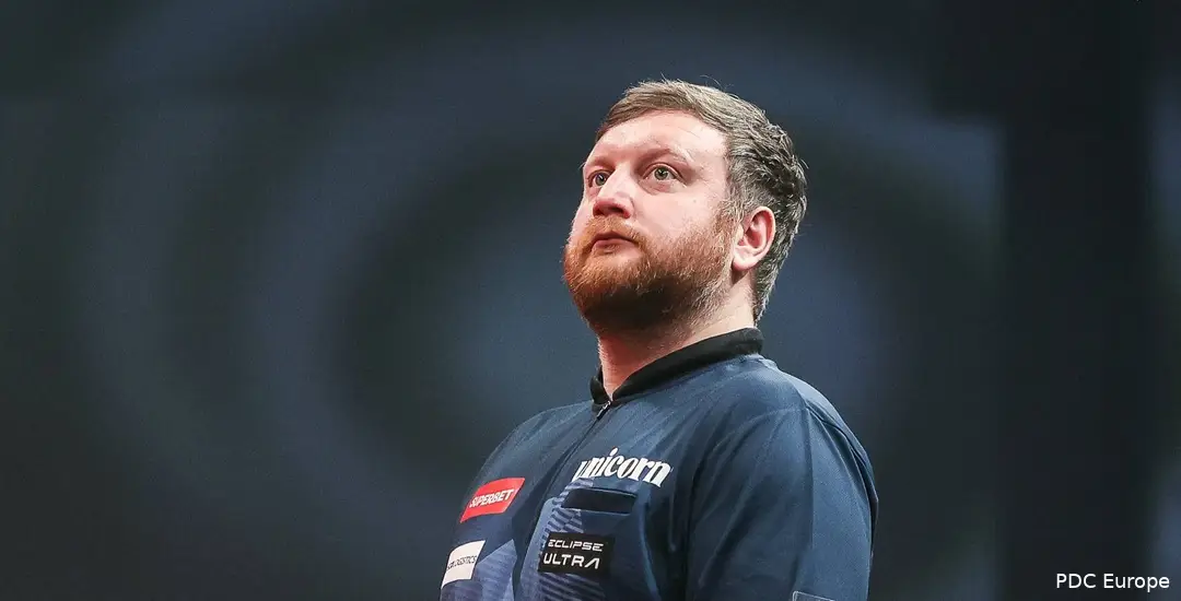 Erregte mit seinem emotionalen Totalausfall bei der Darts WM 2026 weltweite Aufmerksamkeit: Cameron Menzies