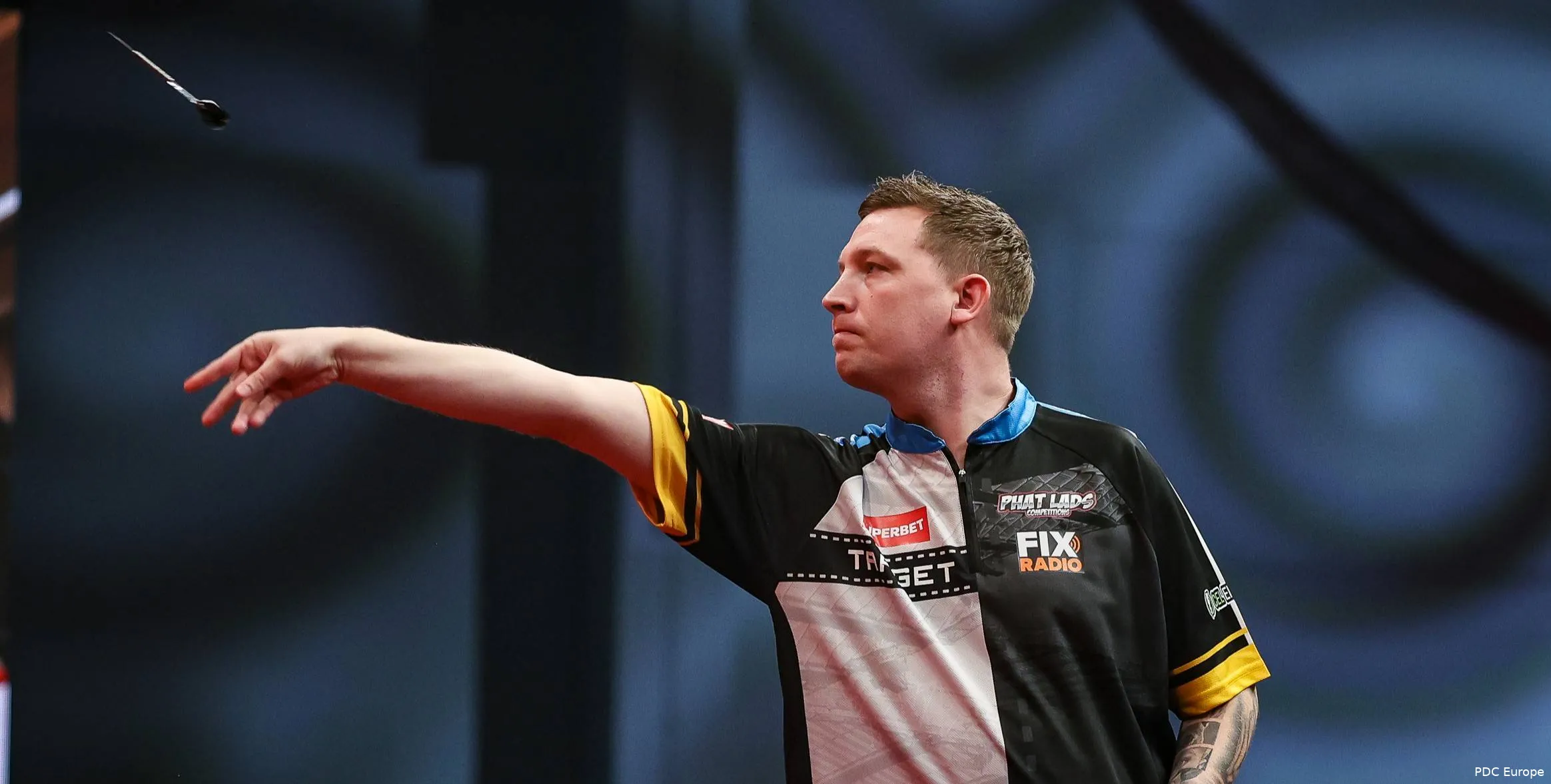 Chris Dobey in action