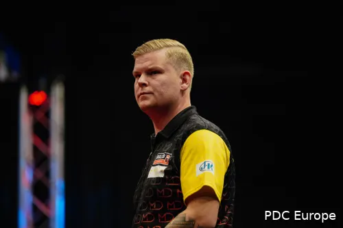 Mike De Decker kritisierte das pfeifende Publikum nach seinem Spiel gegen Luke Littler beim Grand Slam of Darts.