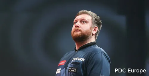 Erregte mit seinem emotionalen Totalausfall bei der Darts WM 2026 weltweite Aufmerksamkeit: Cameron Menzies