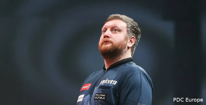 Erregte mit seinem emotionalen Totalausfall bei der Darts WM 2026 weltweite Aufmerksamkeit: Cameron Menzies