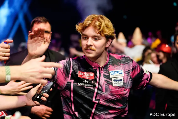 Cam Crabtree tijdens zijn walk-on