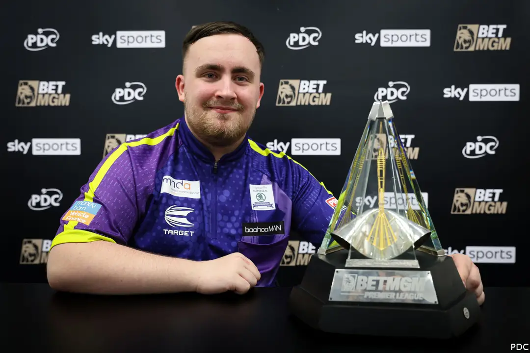 luke littler trophy