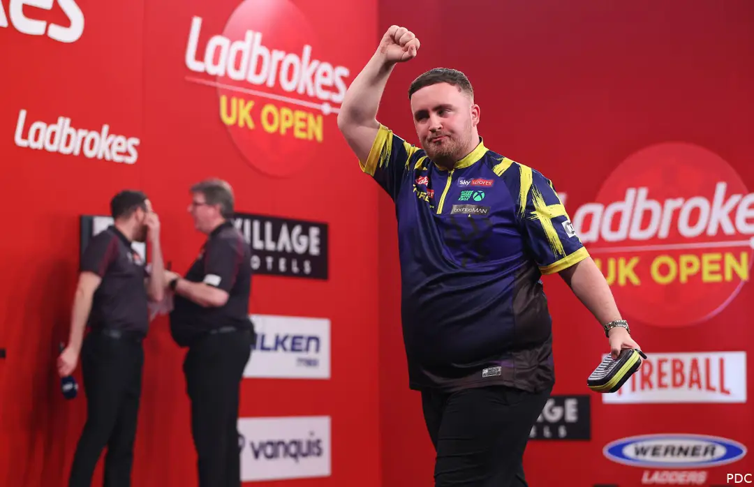 Luke Littler at the 2026 UK Open