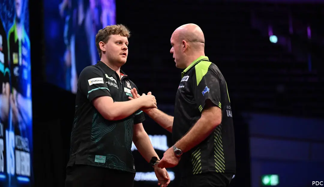Kevin Doets and Michael van Gerwen