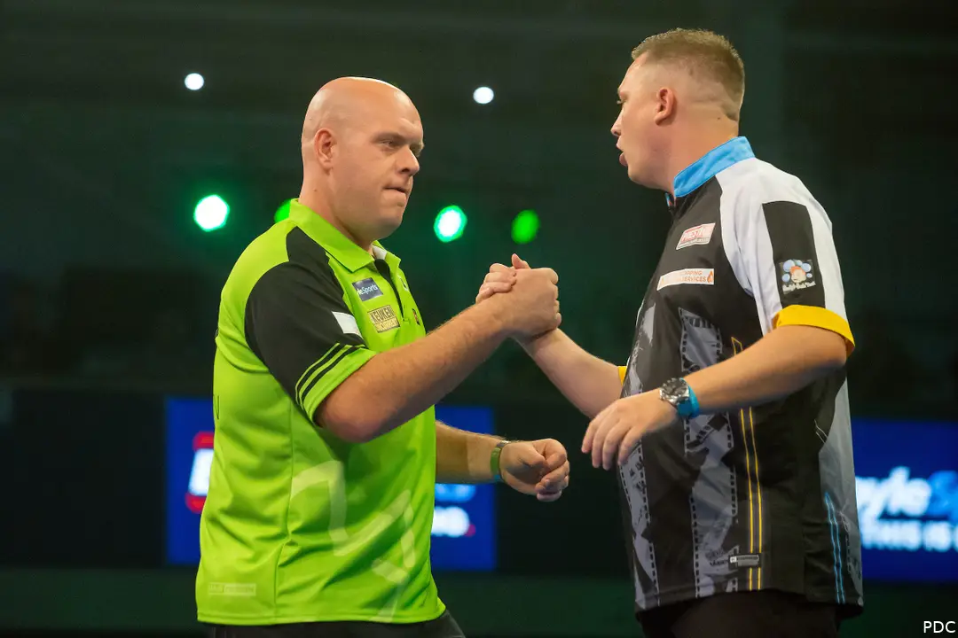 Chris Dobey ist Michael van Gerwens Ersatzmann in Dänemark