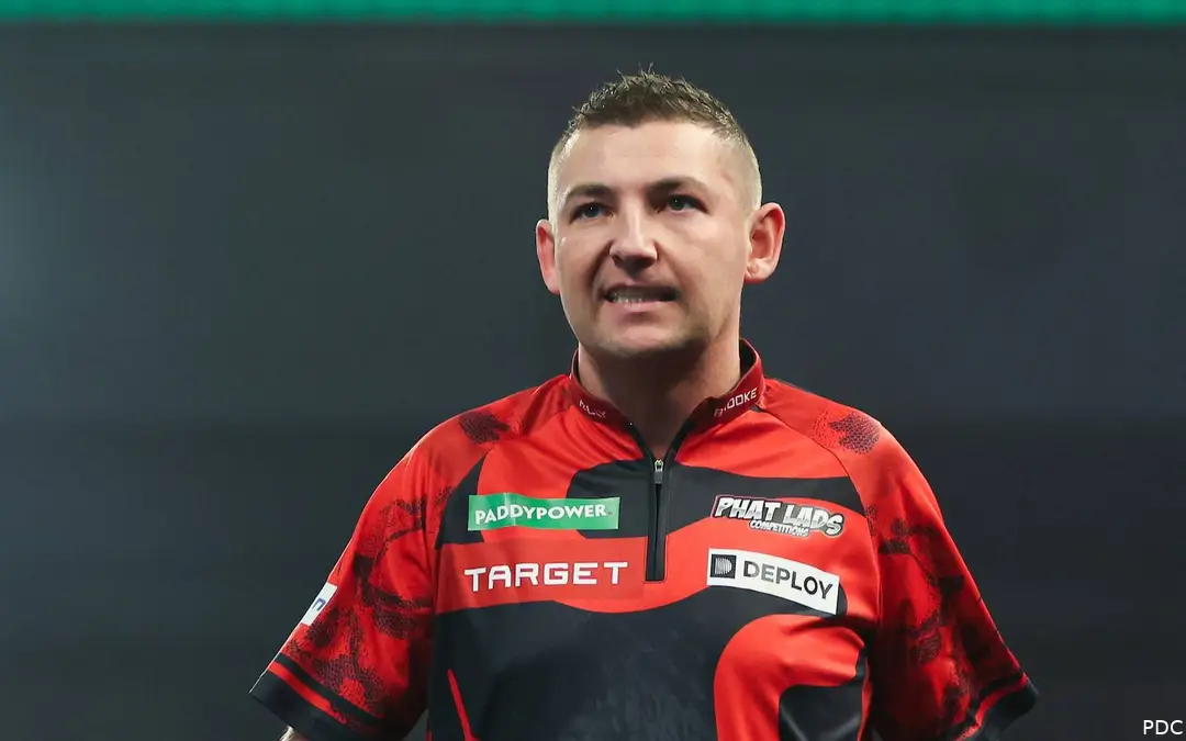 Nathan Aspinall auf der Bühne