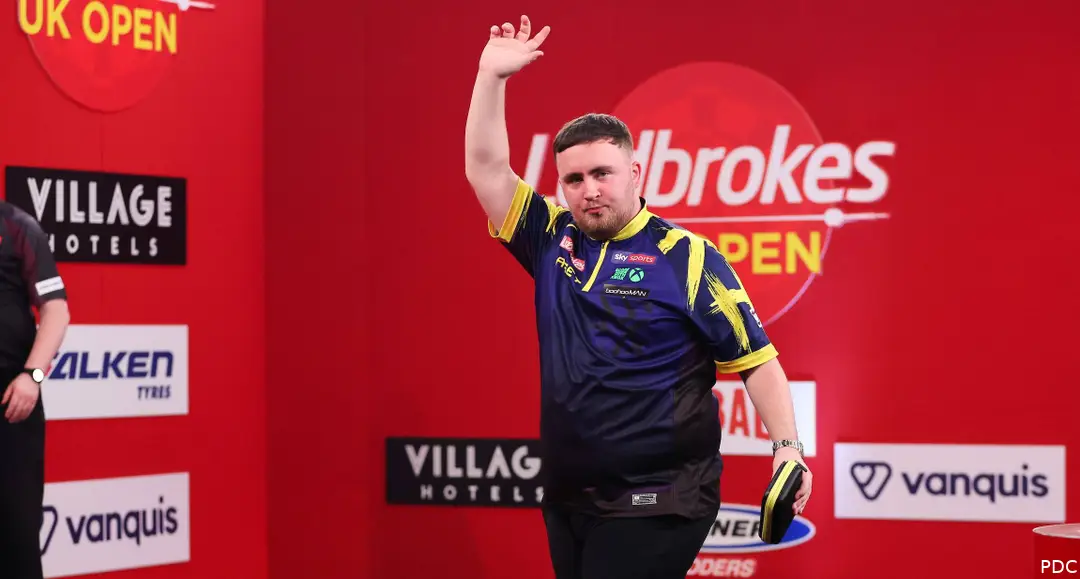 Luke Littler bei seinem Triumph bei den UK Open