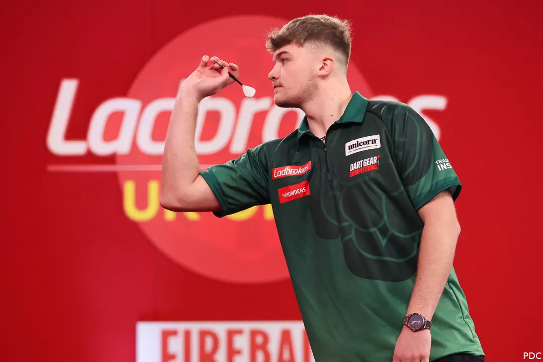 Charlie Manby in Aktion bei der jüngsten UK Open