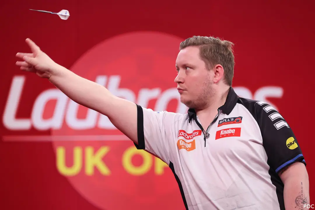 Martin Schindler in Aktion bei den zurückliegenden UK Open