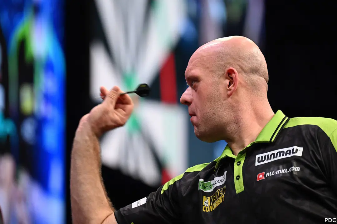 Michael van Gerwen in Aktion.