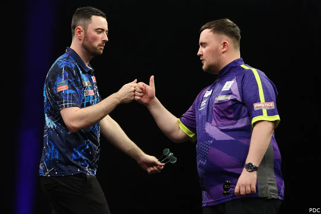 De finale van de Premier League Darts ging dit jaar tussen Luke Littler en Luke Humphries