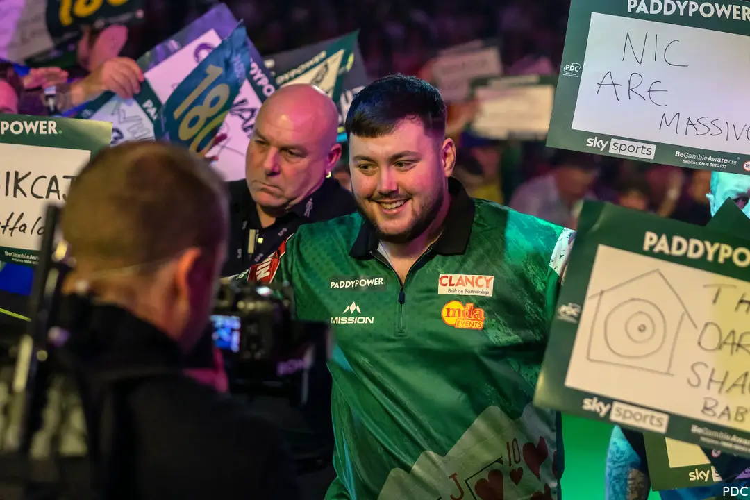 Dylan Slevin mag het nu opnemen tegen Dimitri Van den Bergh