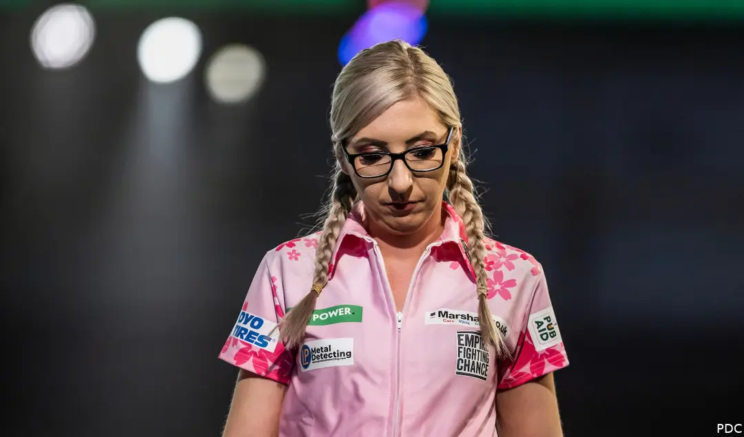 Fallon Sherrock wist zich niet te plaatsen voor de UK Open
