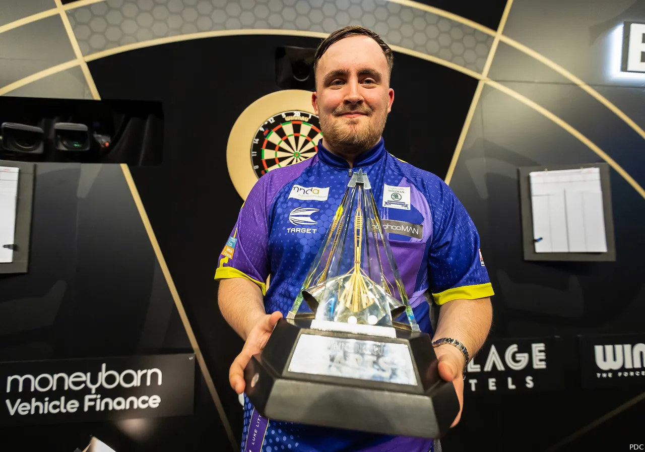 Littler lifted the Premier League Darts title in his debut season earlier this year