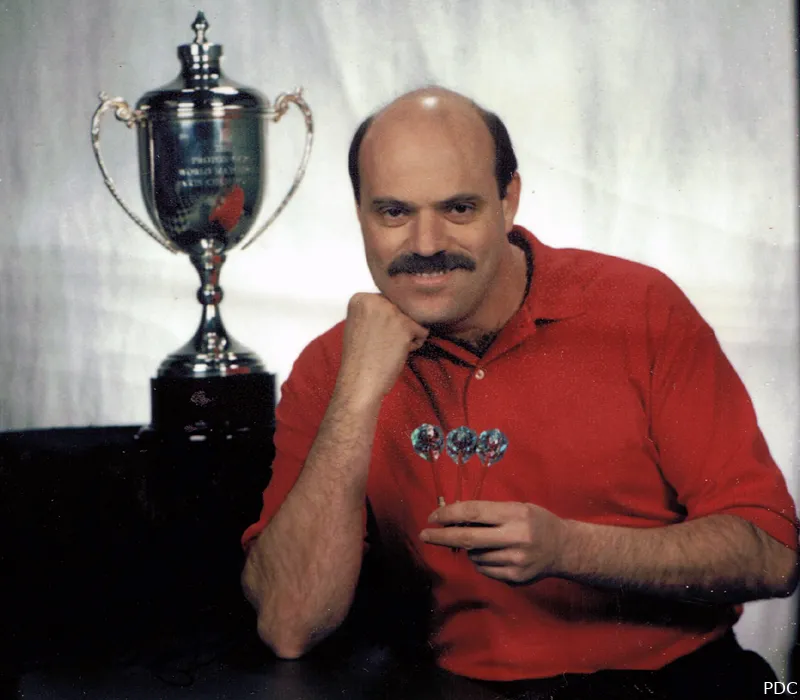 Larry Butler entered the history books as the first winner of the World Matchplay