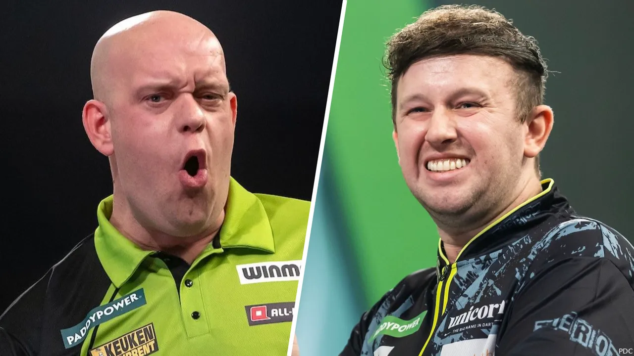 Michael van Gerwen, Callan Rydz<br>
