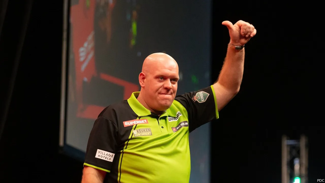 Michael van Gerwen won de World Matchplay al driemaal