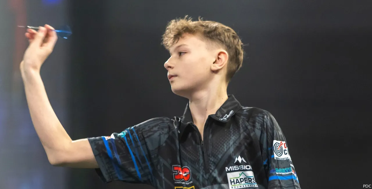 De 13-jarige Belg Lex Paeshuyse is een van de spelers die mag aantreden op de Advanced Tour